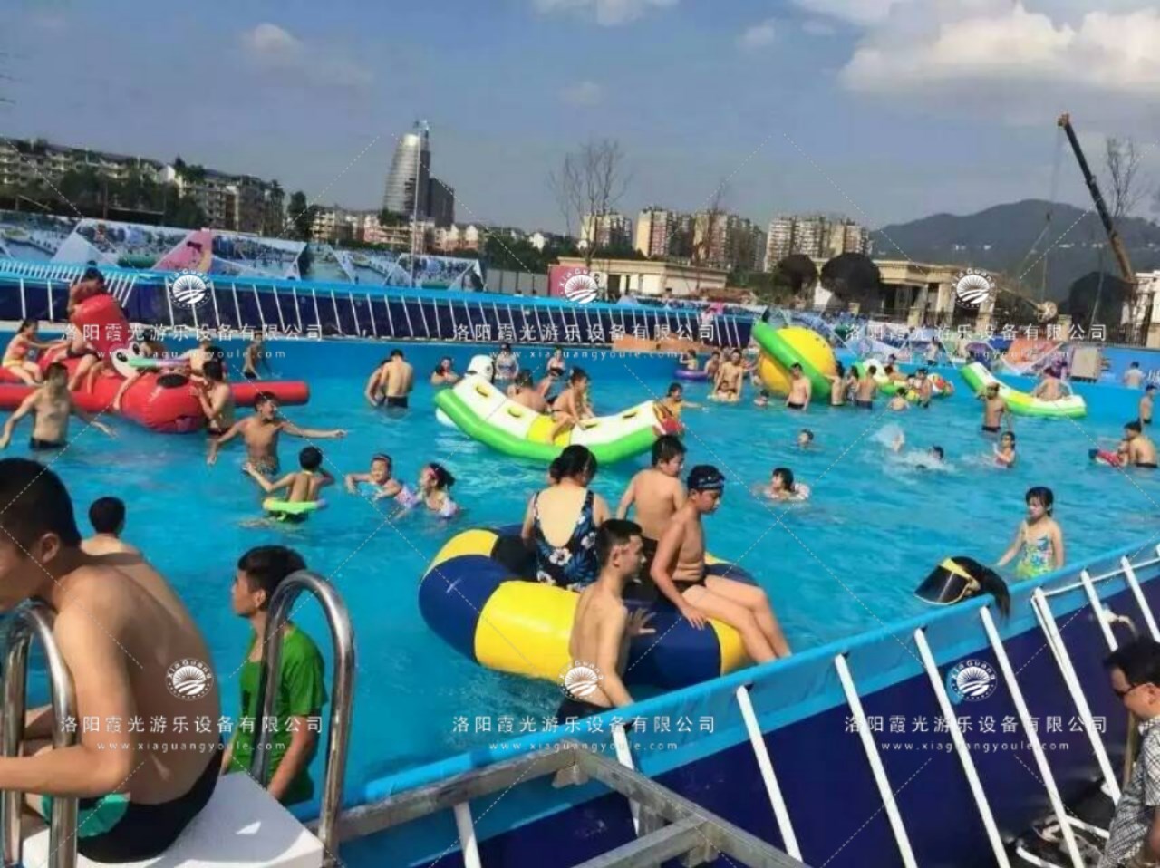 盐山支架泳池